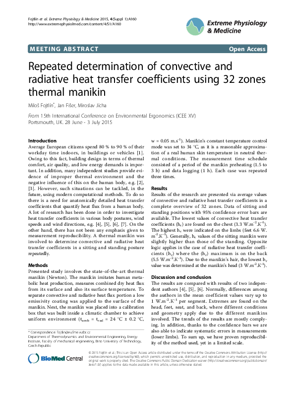 (PDF) Repeated determination of convective and radiative heat transfer ...