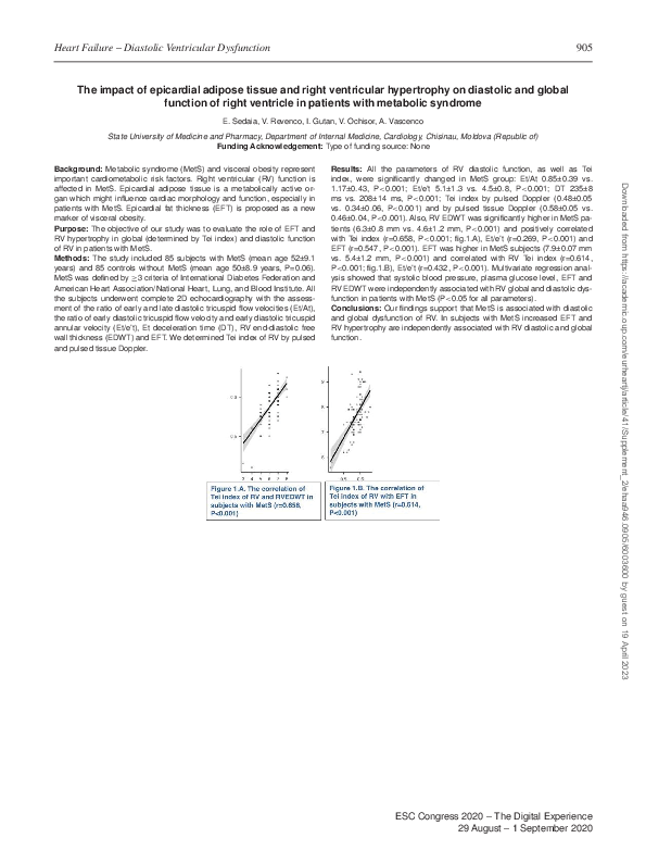 (PDF) The impact of epicardial adipose tissue and right ventricular ...
