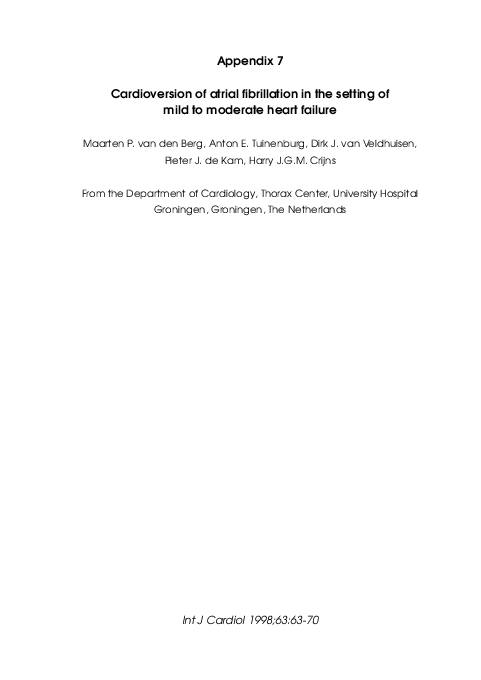 (PDF) Cardioversion of atrial fibrillation in the setting of mild to ...
