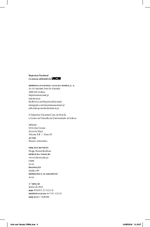 (PDF) Livro das Causas e Livro da Maça [tradução]