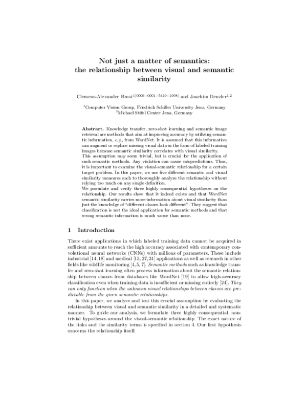 (PDF) Not Just a Matter of Semantics: The Relationship Between Visual ...