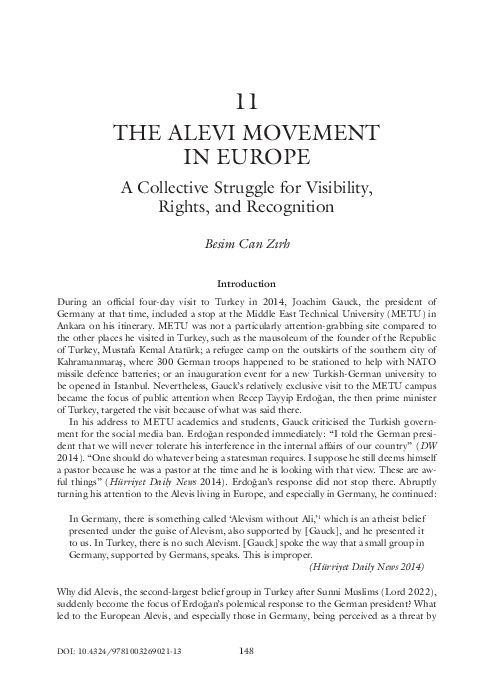 (PDF) The Alevi Movement in Europe: A Collective Struggle for ...