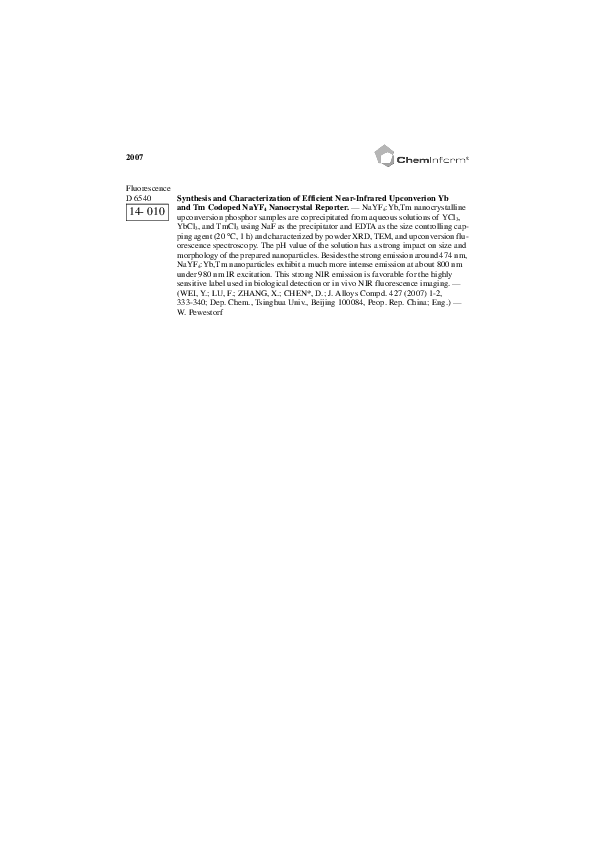 (PDF) Synthesis and Characterization of Efficient Nitrogen-Doped Carbon ...