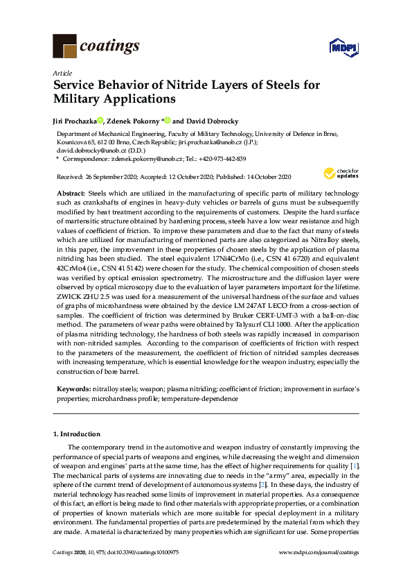 (PDF) Service Behavior of Nitride Layers of Steels for Military ...