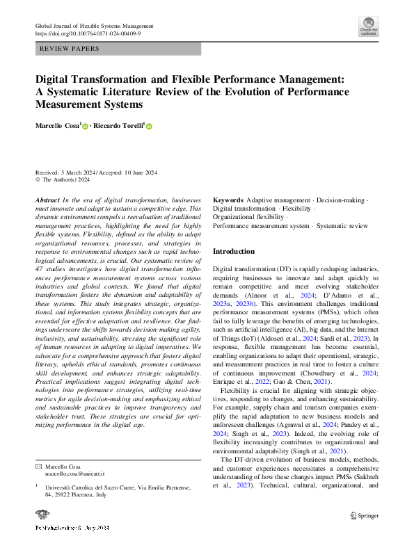 (PDF) Digital Transformation and Flexible Performance Management: A ...