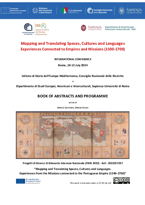 (PDF) Mapping and Translating BOOK OF ABSTRACTS PRIN2022 Rome July