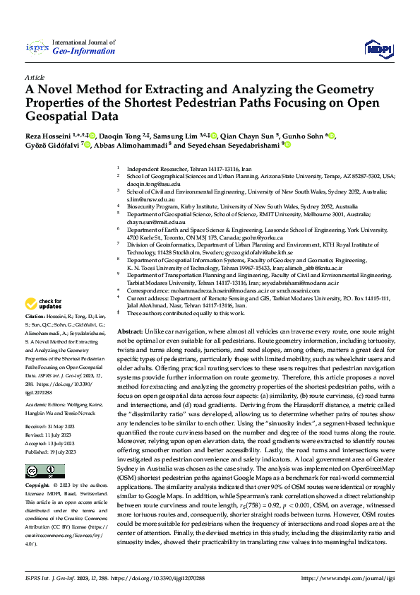 (PDF) A Novel Method for Extracting and Analyzing the Geometry ...