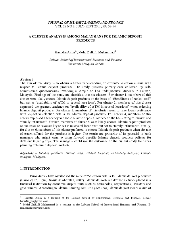 (PDF) JIBF cluster analysis