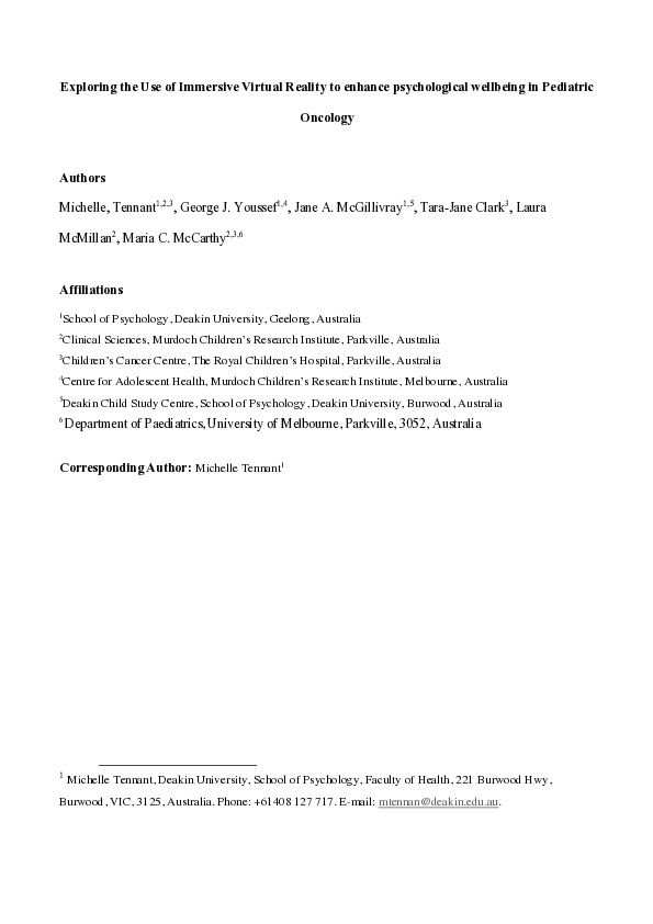 (PDF) Exploring the Use of Immersive Virtual Reality to enhance ...
