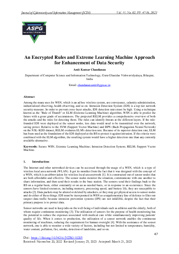 (PDF) An Encrypted Rules and Extreme Learning Machine Approach for ...