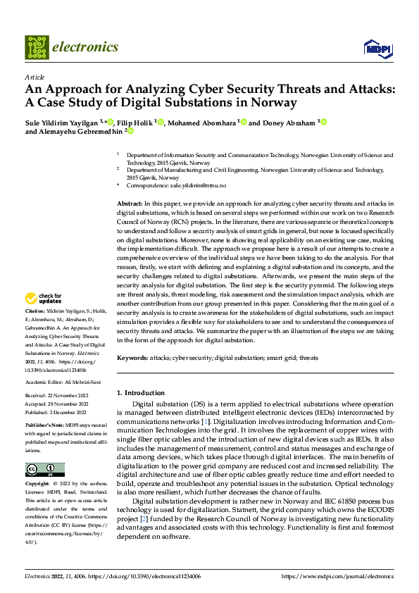 (PDF) An Approach for Analyzing Cyber Security Threats and Attacks: A ...