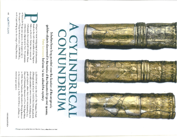 (PDF) Cylindrical Conundrum