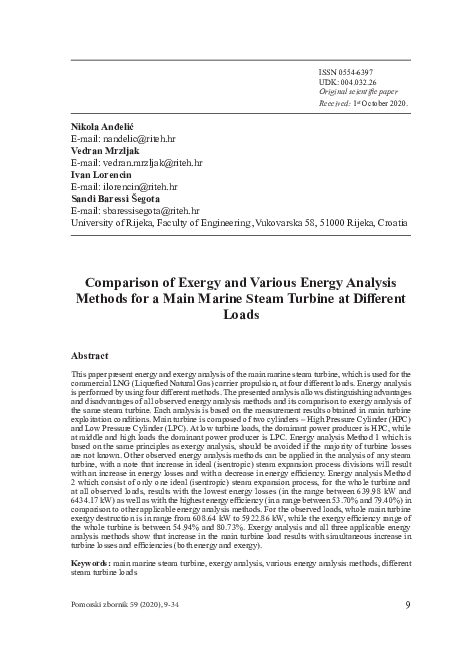 (PDF) Comparison of Exergy and Various Energy Analysis Methods for a ...