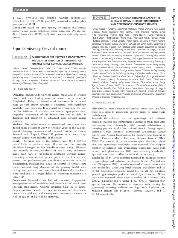 (PDF) EP039/#692 Evaluation of the factors associated with the delay in ...