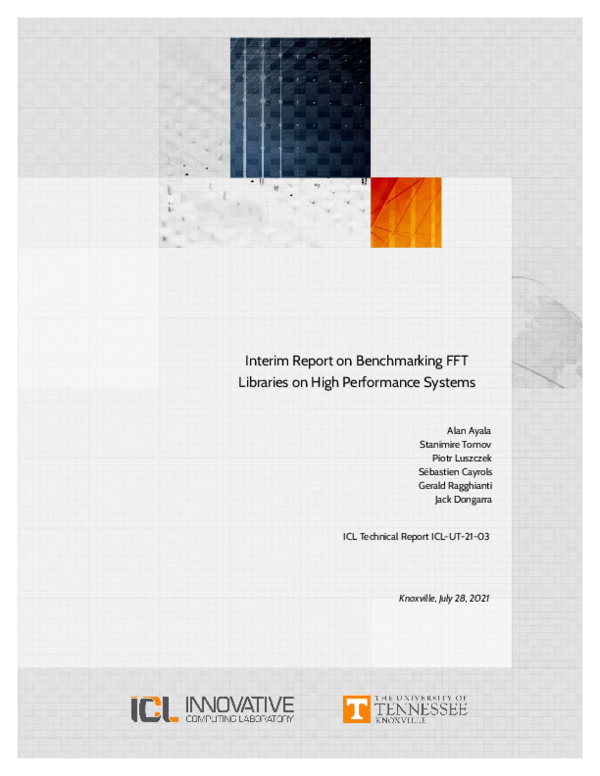 (PDF) Interim Report on Benchmarking FFT Libraries on High Performance ...