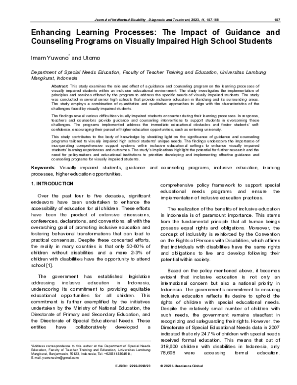 (PDF) Enhancing Learning Processes: The Impact of Guidance and ...