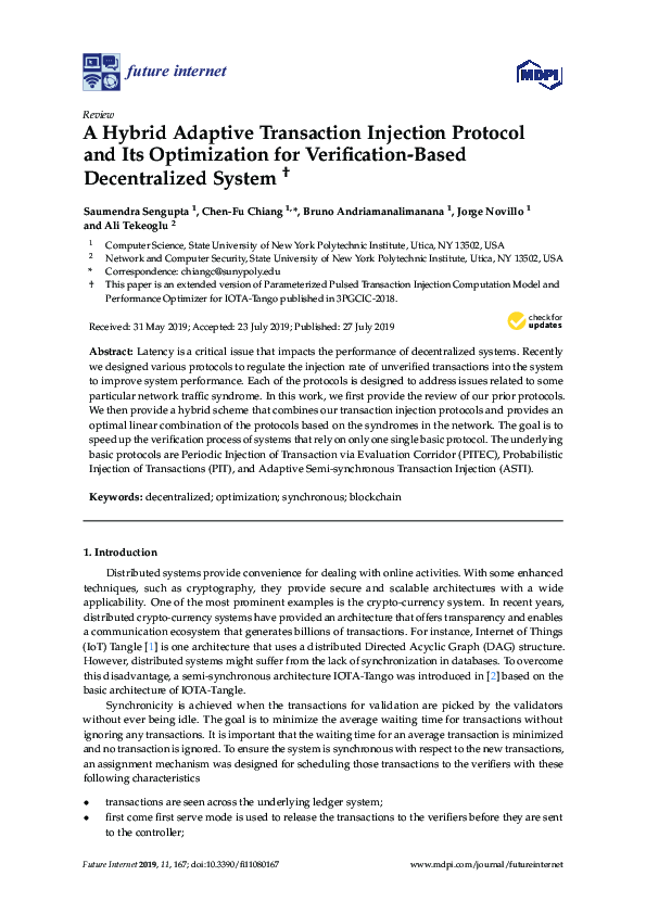 (PDF) A Hybrid Adaptive Transaction Injection Protocol and Its ...
