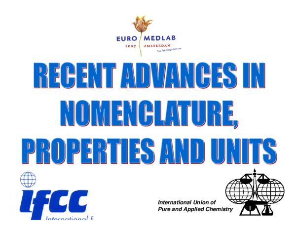 (PDF) Joint Committee on Nomenclature, Properties and Units (C-Npu) of ...