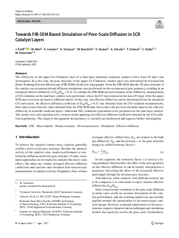 (PDF) Towards FIB-SEM Based Simulation of Pore-Scale Diffusion in SCR ...