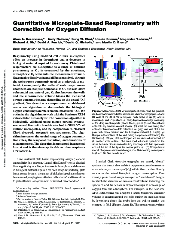 (PDF) Quantitative Microplate-Based Respirometry with Correction for ...