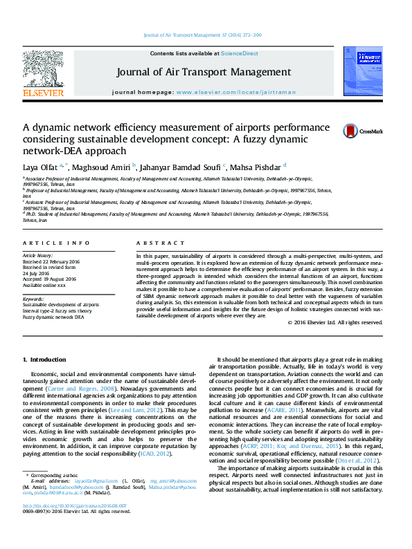 (PDF) A dynamic network efficiency measurement of airports performance ...