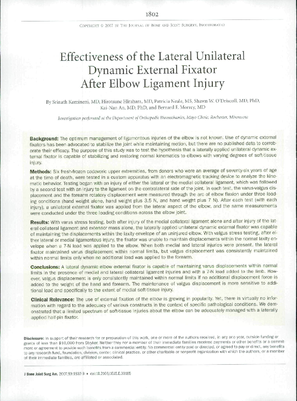 (PDF) Effectiveness of the Lateral Unilateral Dynamic External Fixator ...