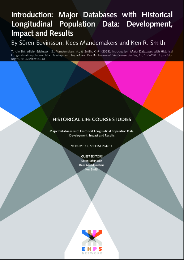 (PDF) Introduction: Major Databases with Historical Longitudinal ...