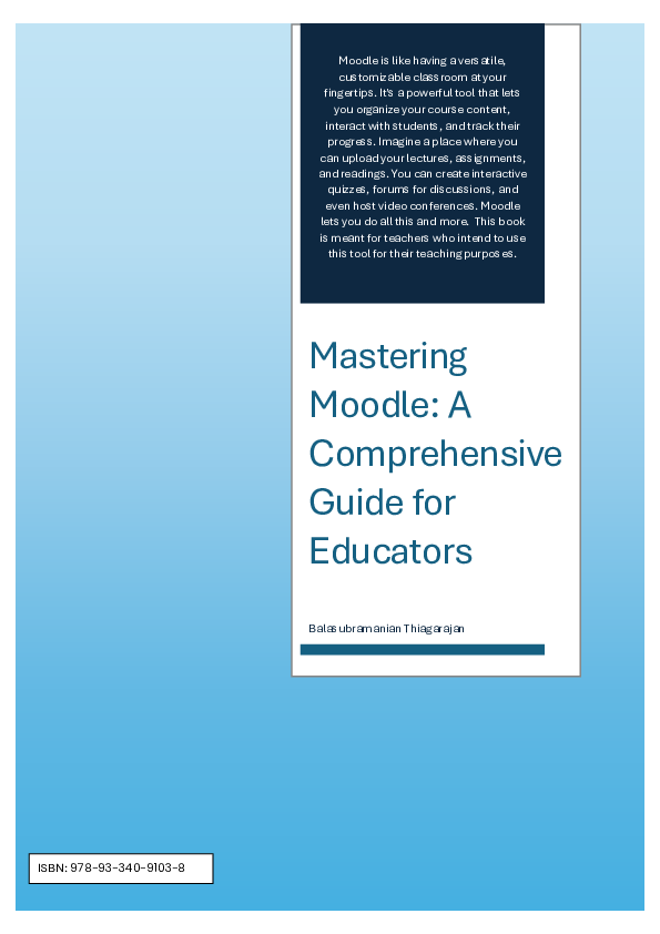 (PDF) Mastering Moodle: A Comprehensive Guide for Educators