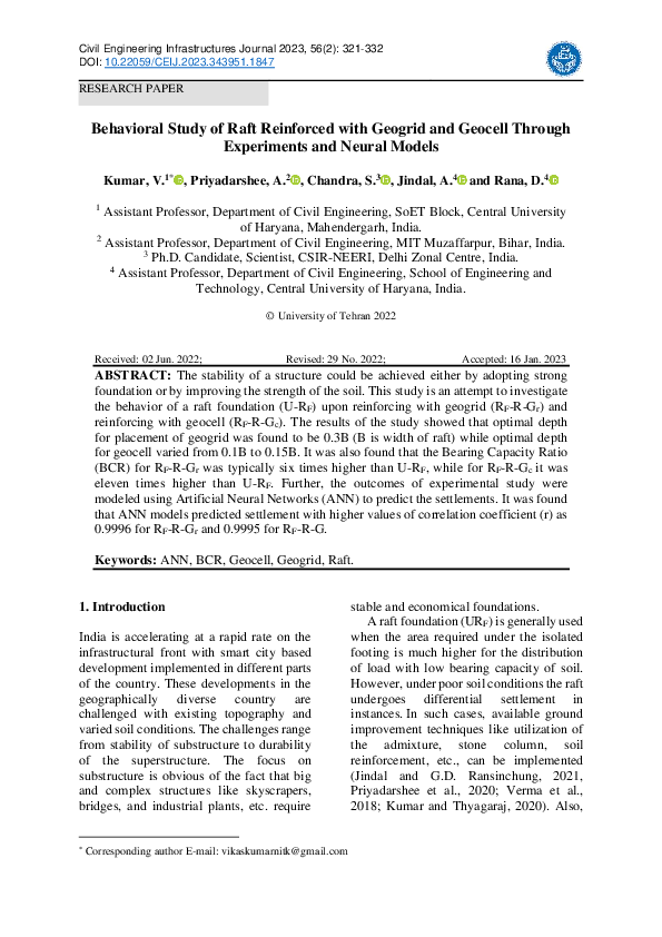 (PDF) Behavioral Study of Raft Reinforced with Geogrid and Geocell ...