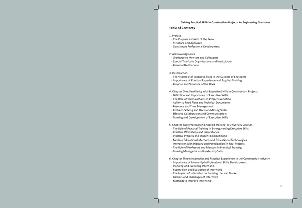 (PDF) Gaining Practical Skills in Construction Projects For Engineering ...