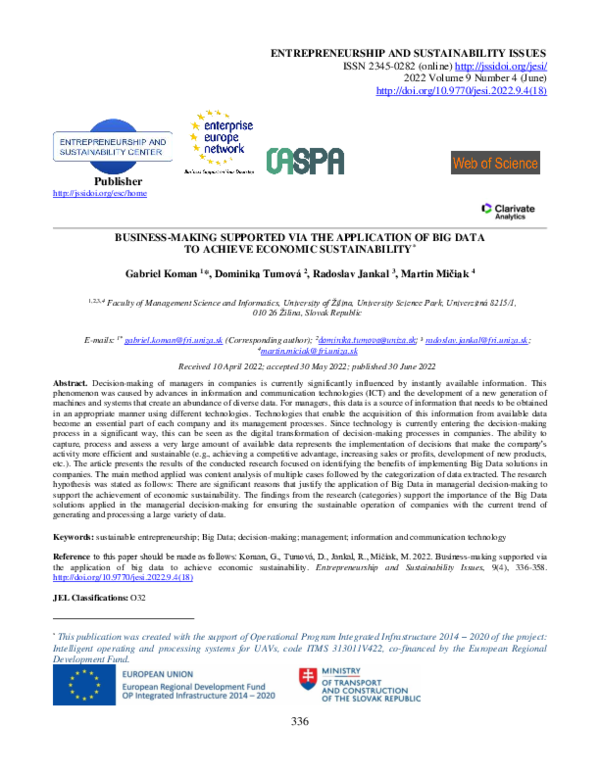 (PDF) Business-making supported via the application of big data to ...