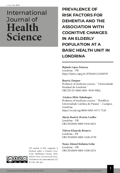 (PDF) PREVALENCE OF RISK FACTORS FOR DEMENTIA AND THE ASSOCIATION WITH ...