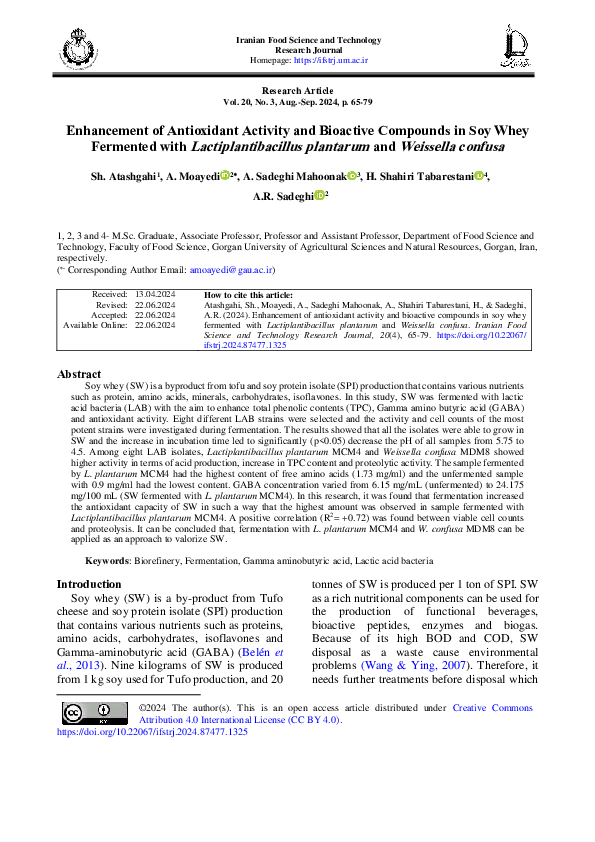 (PDF) Enhancement of Antioxidant Activity and Bioactive Compounds in ...