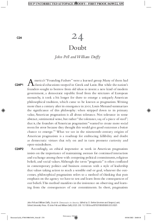 (PDF) Doubt