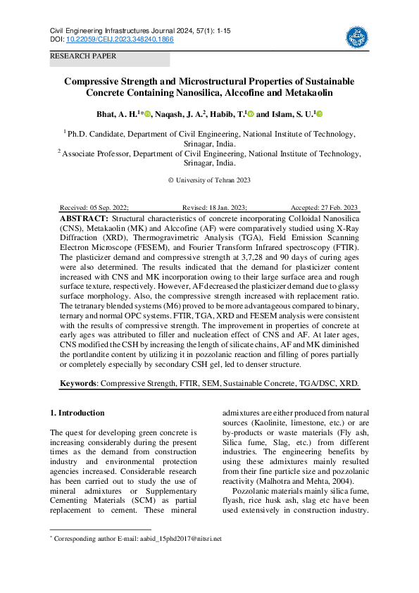 (PDF) Compressive Strength and Microstructural Properties of ...