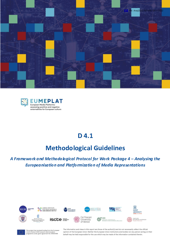 (PDF) Methodological Guidelines: A Framework and Methodological ...