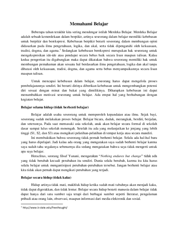 (PDF) Memahami Belajar