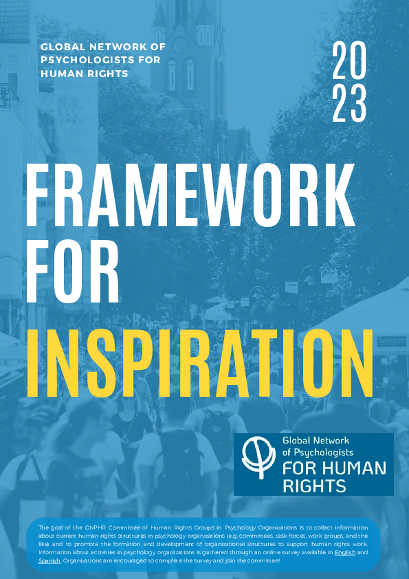(PDF) Global Network of Psychologists for Human Rights: Framework For ...