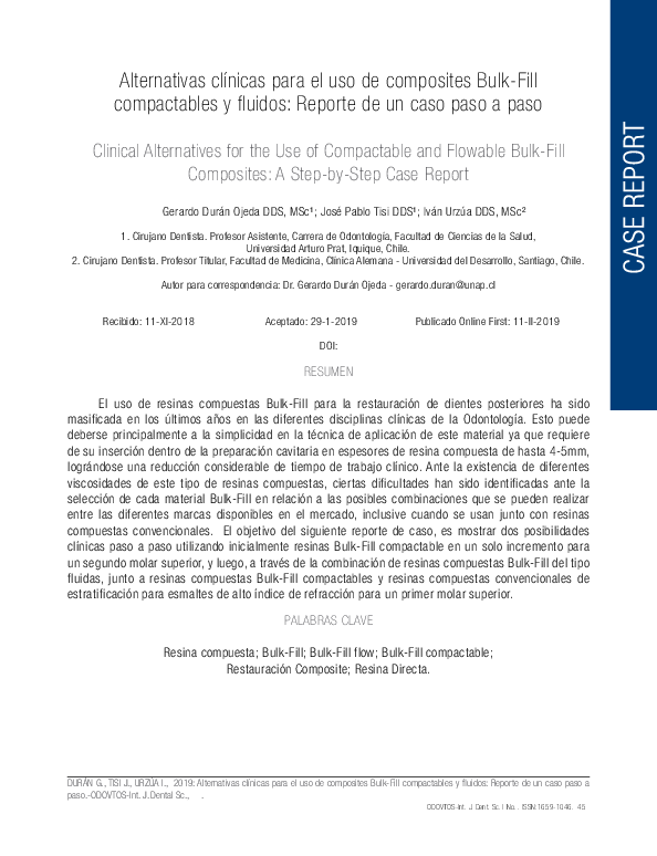 (PDF) Clinical Alternatives for the Use of Compactable and Flowable ...