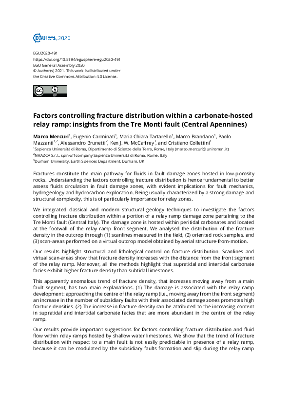 (PDF) Factors controlling fracture distribution within a carbonate ...