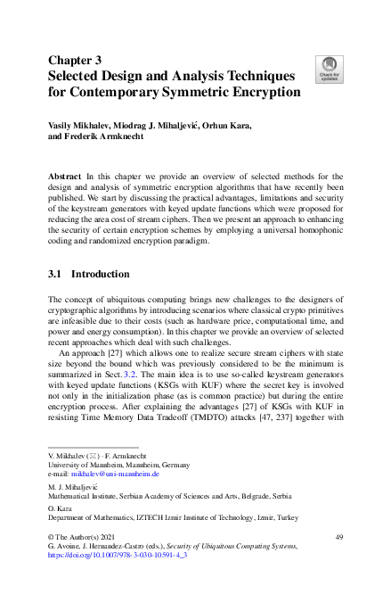 (PDF) Selected Design and Analysis Techniques for Contemporary ...