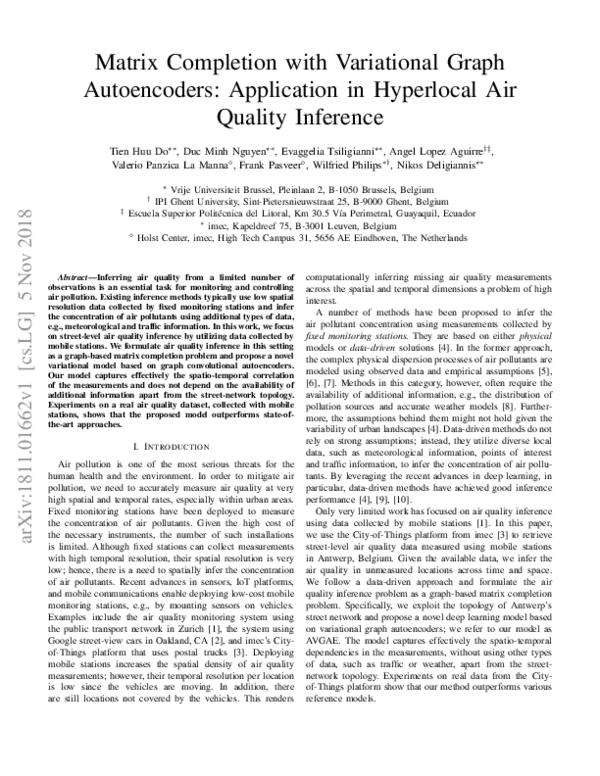 (PDF) Matrix Completion with Variational Graph Autoencoders ...