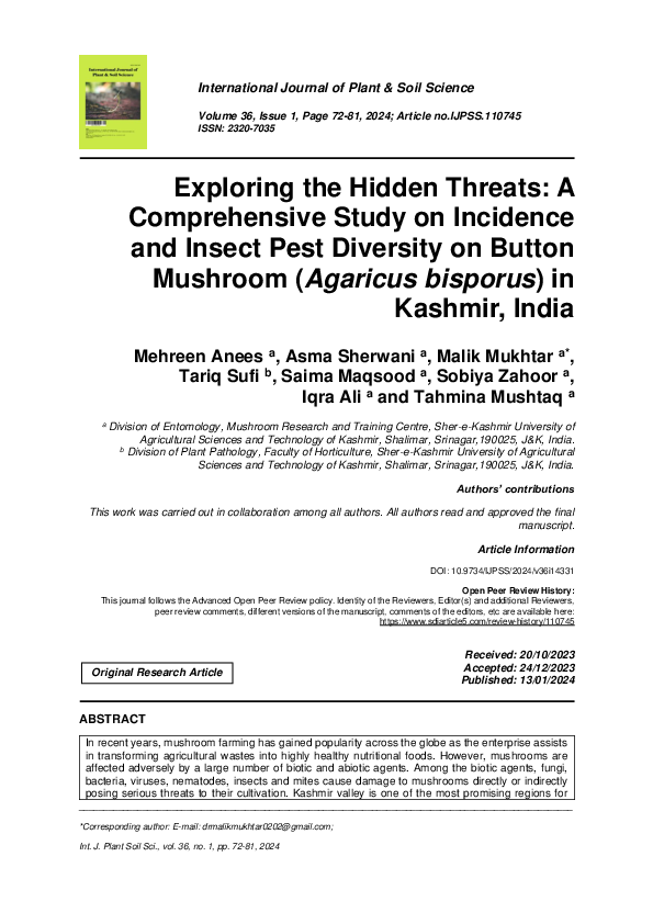 (PDF) Exploring the Hidden Threats: A Comprehensive Study on Incidence ...