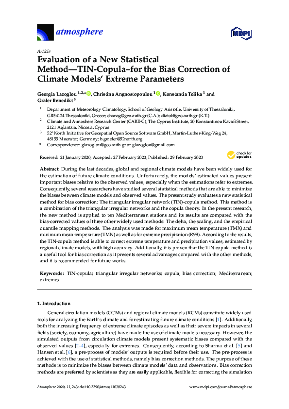 (PDF) Evaluation of a New Statistical Method—TIN-Copula–for the Bias ...