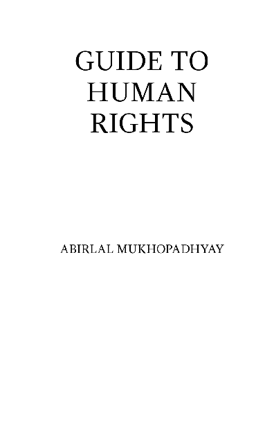 (PDF) Guide to Human Rights