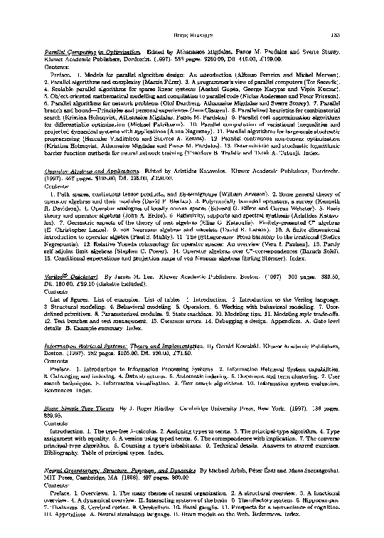 (PDF) Parallel computing in optimization