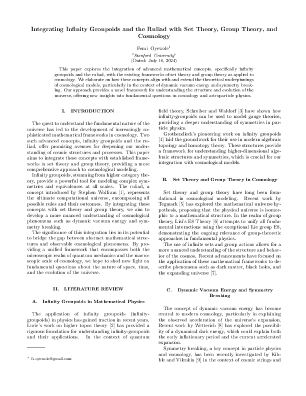 (PDF) Integrating Infinity Groupoids and the Ruliad with Set Theory ...