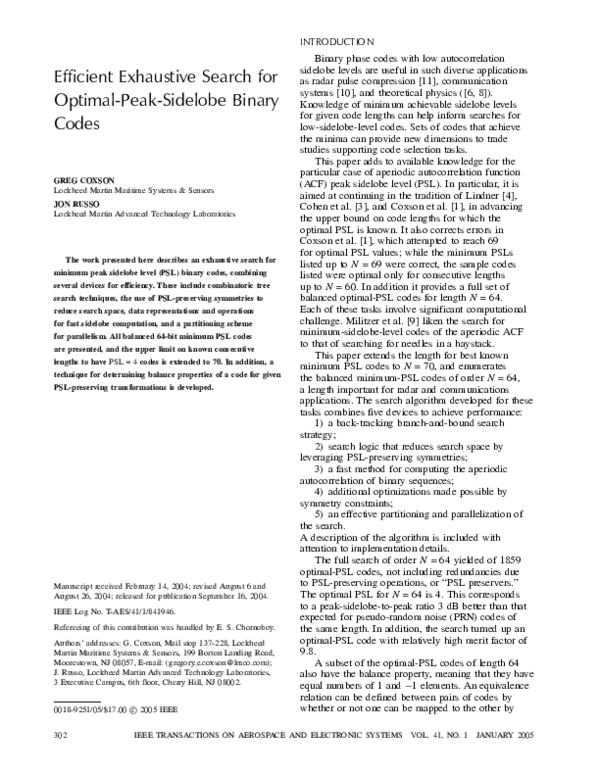 (PDF) Lockheed Martin Maritime Systems & Sensors