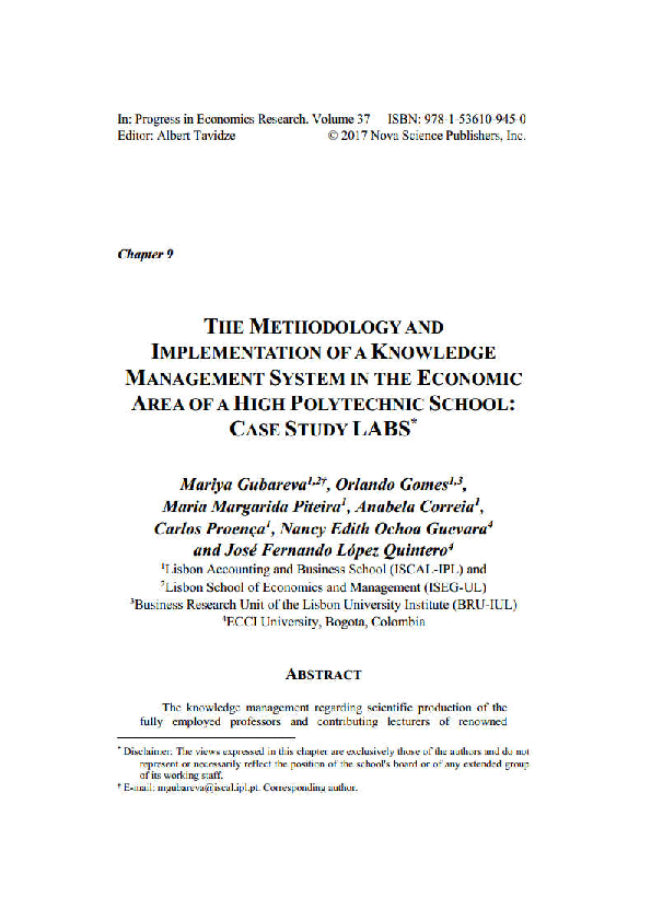 (PDF) The methodology and implementation of a knowledge management ...
