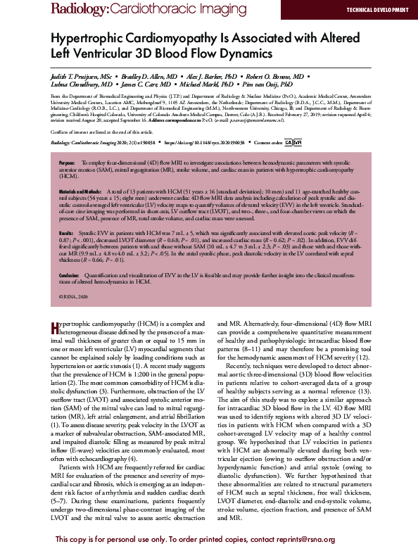 (PDF) Hypertrophic cardiomyopathy is associated with dilated sinus of ...